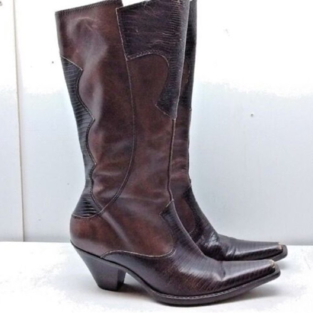 Maria Lya Leather Boots